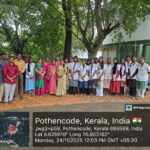 Celebrating Growth: Student Birthday Tree Planting at Santhigiri Siddha Medical College