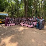 Saraswathi College of Nursing , Karode visited  Santhigiri Siddha Medical College & Herbal Garden